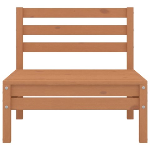 6-cz. zestaw wypoczynkowy do ogrodu, miodowy brąz, sosnowy