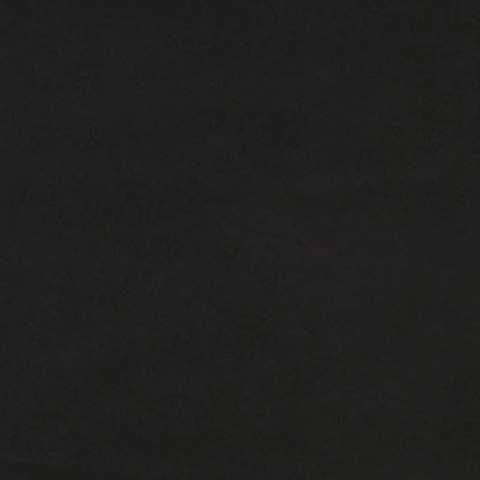 Obrotowe krzesła stołowe, 6 szt., czarne, obite aksamitem