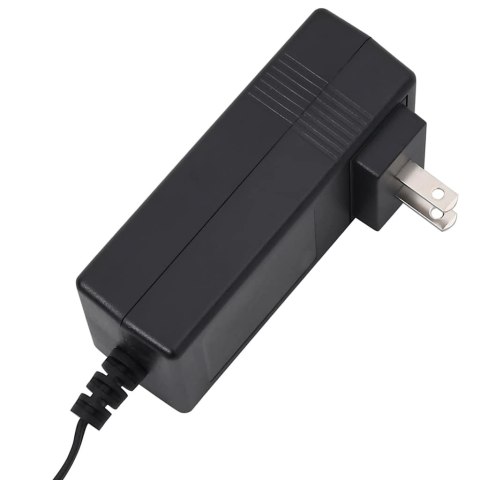 Elektryczny fotel masujący, czarny, tkanina