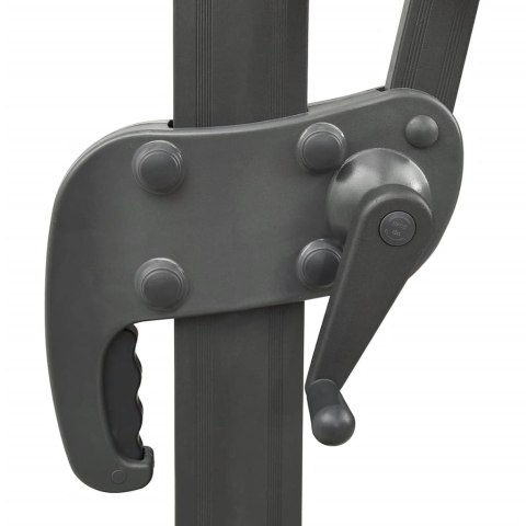 Parasol ogrodowy Cantilever z podwójnym blatem, antracytowy 400x300 cm