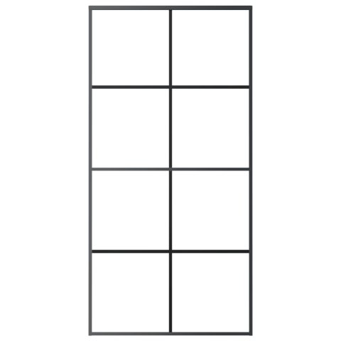 Drzwi przesuwne a akcesoriami, 102,5x205 cm, ESG i aluminium