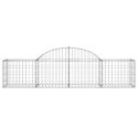 Kosze gabionowe, 30 szt, 200x50x40/60 cm, galwanizowane żelazo