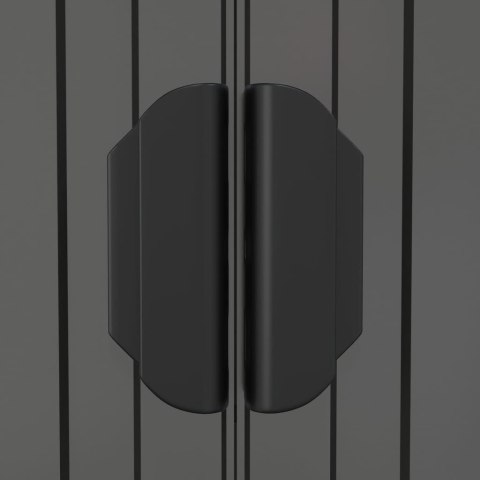 Szopa ogrodowa, jasnoszara,192x938x223 cm, stal galwanizowana