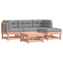 5-cz. zestaw wypoczynkowy do ogrodu, z poduszkami, daglezja