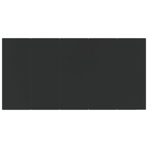 9-cz. zestaw mebli ogrodowych z poduszkami, czarny rattan PE