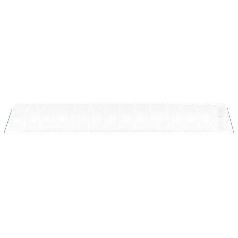 Szklarnia ze stalową ramą, biała, 42 m², 14x3x2 m