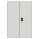 Szafa na dokumenty, jasnoszara, 90x40x180 cm, stalowa