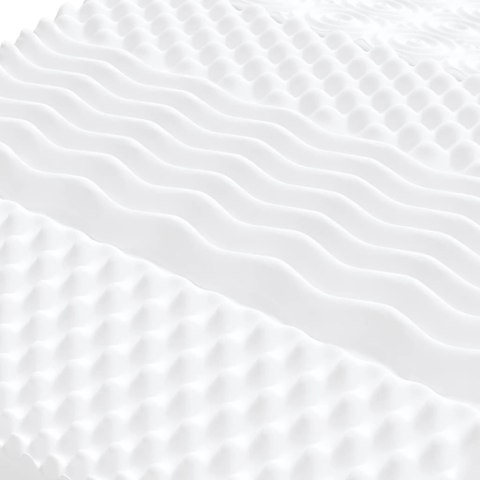 Sofa rozsuwana z szufladami, kremowa, 100x200 cm, tkanina