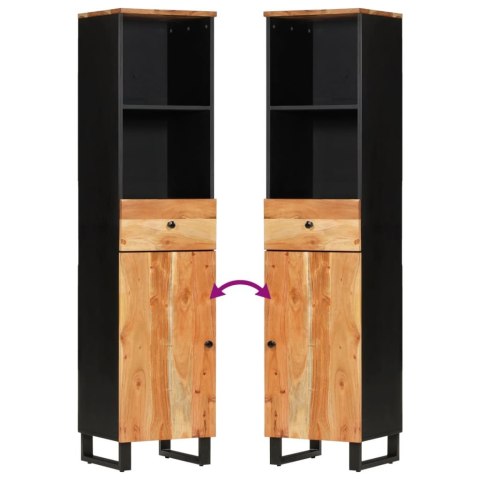 3-cz. zestaw mebli łazienkowych, lite drewno akacjowe