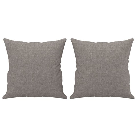 2-cz. komplet wypoczynkowy z poduszkami, taupe, tkanina