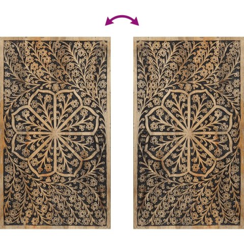 3-cz. zestaw mebli łazienkowych, lite drewno mango