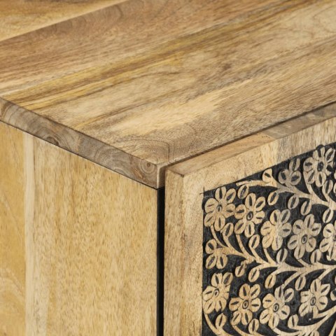 3-cz. zestaw mebli łazienkowych, lite drewno mango