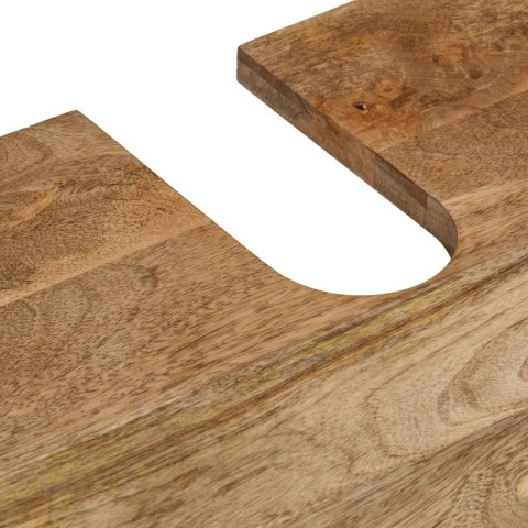 3-cz. zestaw mebli łazienkowych, lite drewno mango