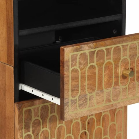 3-cz. zestaw mebli łazienkowych, lite drewno mango