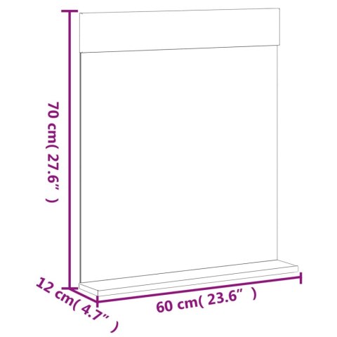 3-częściowy zestaw mebli łazienkowych BERG, biały, sosnowy