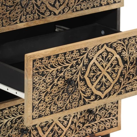 Szafki, 3 szt., 60x33x75 cm, lite drewno mango