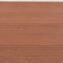 Zestaw paneli ogrodzeniowych, brązowy, 353x186 cm, WPC
