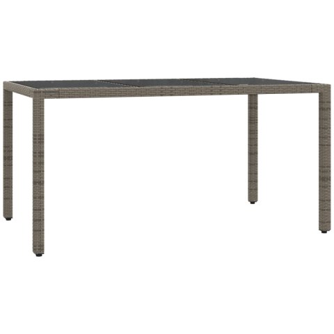 5-cz. zestaw mebli ogrodowych z poduszkami, szary, rattan PE