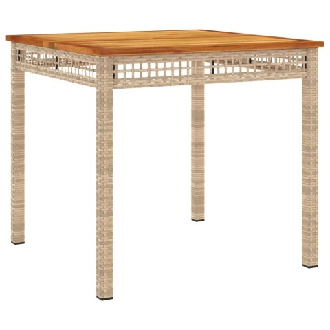 5-cz. zestaw mebli ogrodowych z poduszkami, beżowy, polirattan