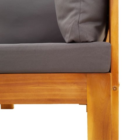 6-cz. zestaw wypoczynkowy do ogrodu, z poduszkami, akacjowy