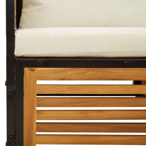 6-cz. zestaw wypoczynkowy do ogrodu, z poduszkami, akacjowy