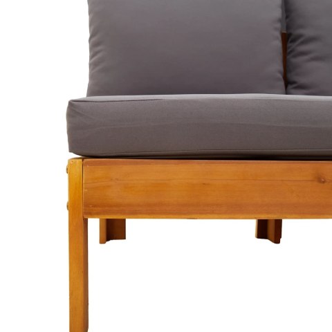 9-cz. zestaw wypoczynkowy do ogrodu, z poduszkami, akacjowy