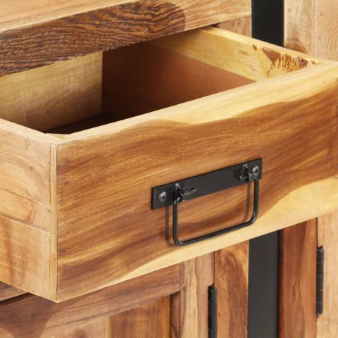 Szafka, 172x35x80 cm, drewno akacjowe z miodowym wykończeniem