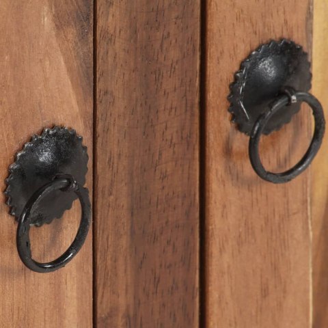 Szafka, 172x35x80 cm, drewno akacjowe z miodowym wykończeniem