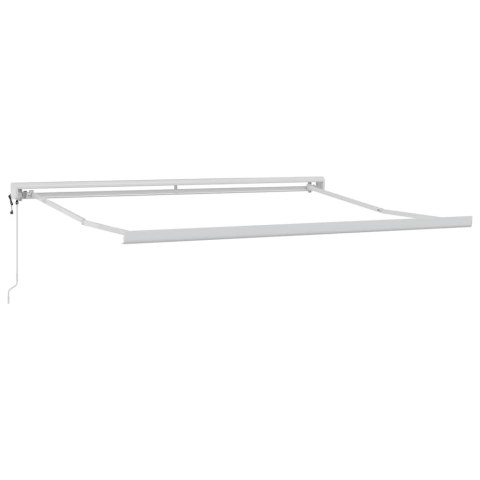 Zwijana markiza, antracytowo-biała, 3x2,5m, tkanina i aluminium