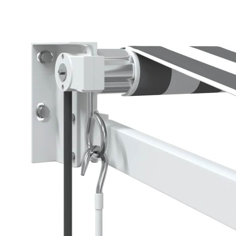 Zwijana markiza, antracytowo-biała, 3,5x2,5 m