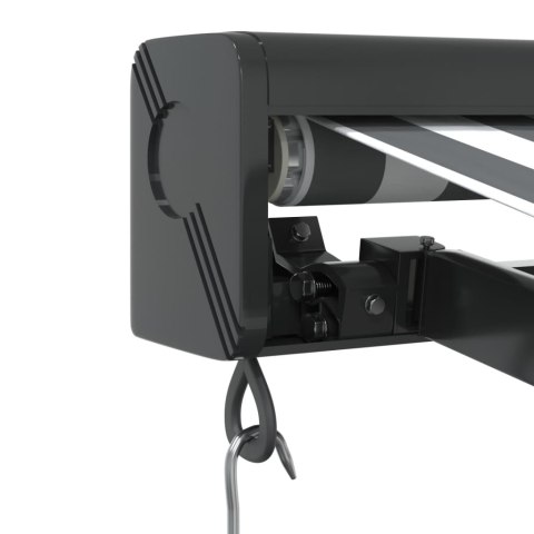 Zwijana markiza, antracytowo-biała, 3,5x2,5 m