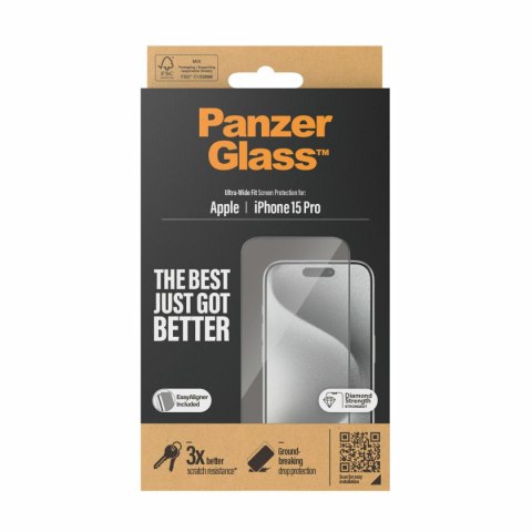 Ochrona Ekranu na Telefon Komórkowy PanzerGlass iPhone 15 Pro Apple