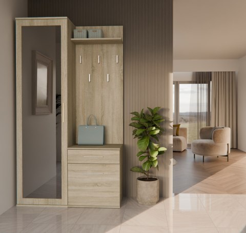 Garderoba DUO DĄB SONOMA