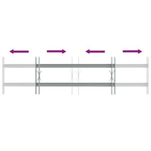 Krata bezpieczeństwa na okno z regulacją, 700-1050 mm