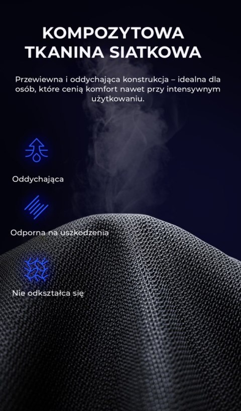 Fotel ergonomiczny gamingowy Angel Furia PRO z podnóżkiem