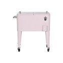 Przenośna Lodówka Home ESPRIT Różowy Stal polipropylen 74 x 43 x 80 cm