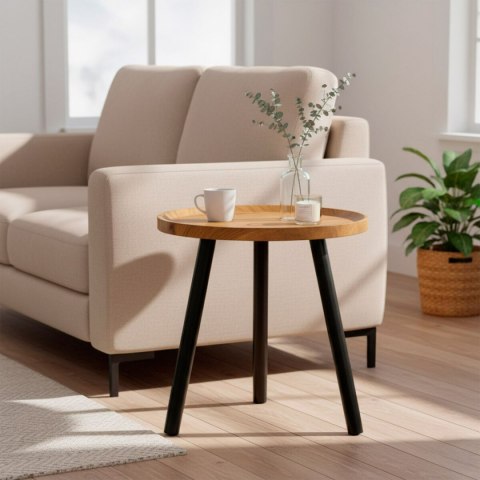 Stolik Max Home Czarny 38 x 37 x 38 cm (4 Sztuk)