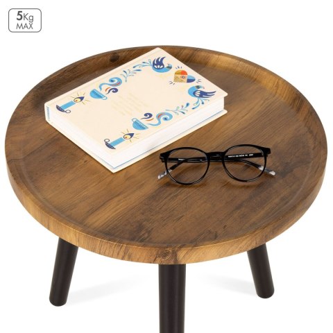 Stolik Max Home Czarny 38 x 37 x 38 cm (4 Sztuk)