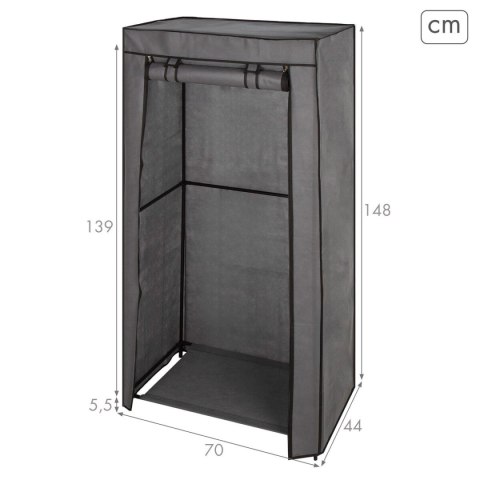 Organizer na Ubrania i Buty Max Home Ciemny szary 70 X 148 X 44 CM 4 Sztuk