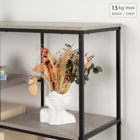 Regał Max Home Żelazo Drewno MDF 5 Półki 75 x 100 x 30 cm