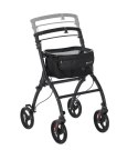 Składany chodzik z aluminium z hamulcem i torbą na zakupy