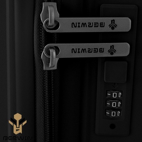 Komplet podróżny 3 walizki XL L M + kosmetyczka twarde TSA 4 kółka lekki