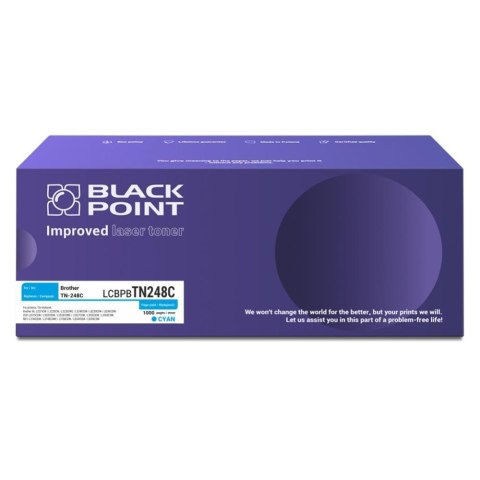 Toner Black Point do Brother (TN-248C) Cyan 1000 str. z chipem