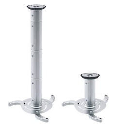 Uchwyt sufitowy Maclean MC-517 S do projektora 80-980mm 10kg srebrny