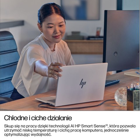 HP EliteBook 8 G1i Ultra 5 225U 16.0"WUXGA IPS 400nits Eye Ease AG 24GB DDR5 5600 SSD512 Arc Cam 5Mpx 62Wh W11Pro Glacier silver