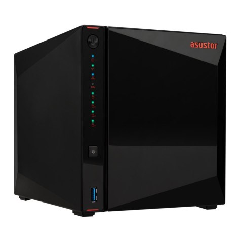 NAS Asustor AS5404T; Tower; 4x (3.5" SATA HDD/ 2.5" SSD); Intel Celeron N5105; 4GB DDR4 SODIMM (max. 16GB), 2x 2.5GbE  4x M.2 22