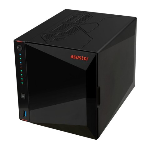 NAS Asustor AS5404T; Tower; 4x (3.5" SATA HDD/ 2.5" SSD); Intel Celeron N5105; 4GB DDR4 SODIMM (max. 16GB), 2x 2.5GbE  4x M.2 22