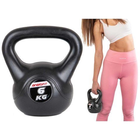 HANTLA KOMPOZYTOWA KETTLEBELL 6KG ODWAŻNIK ENERO FIT