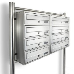 Pocztowa skrzynka na listy Lokatorska 8 wrzutów 2x4