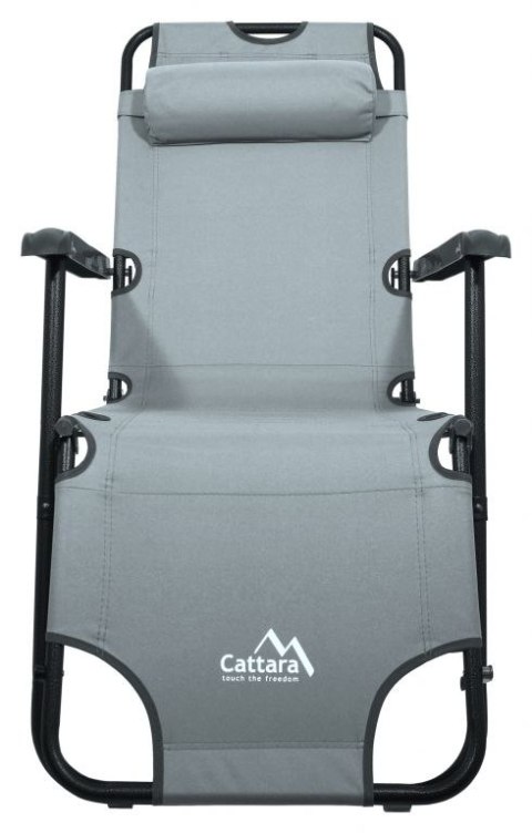 CATTARA Leżak COMFORT szary, 155 x 61 cm